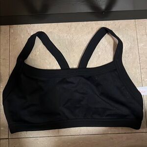 Colsie Black Racerback Sports Bra Intimates